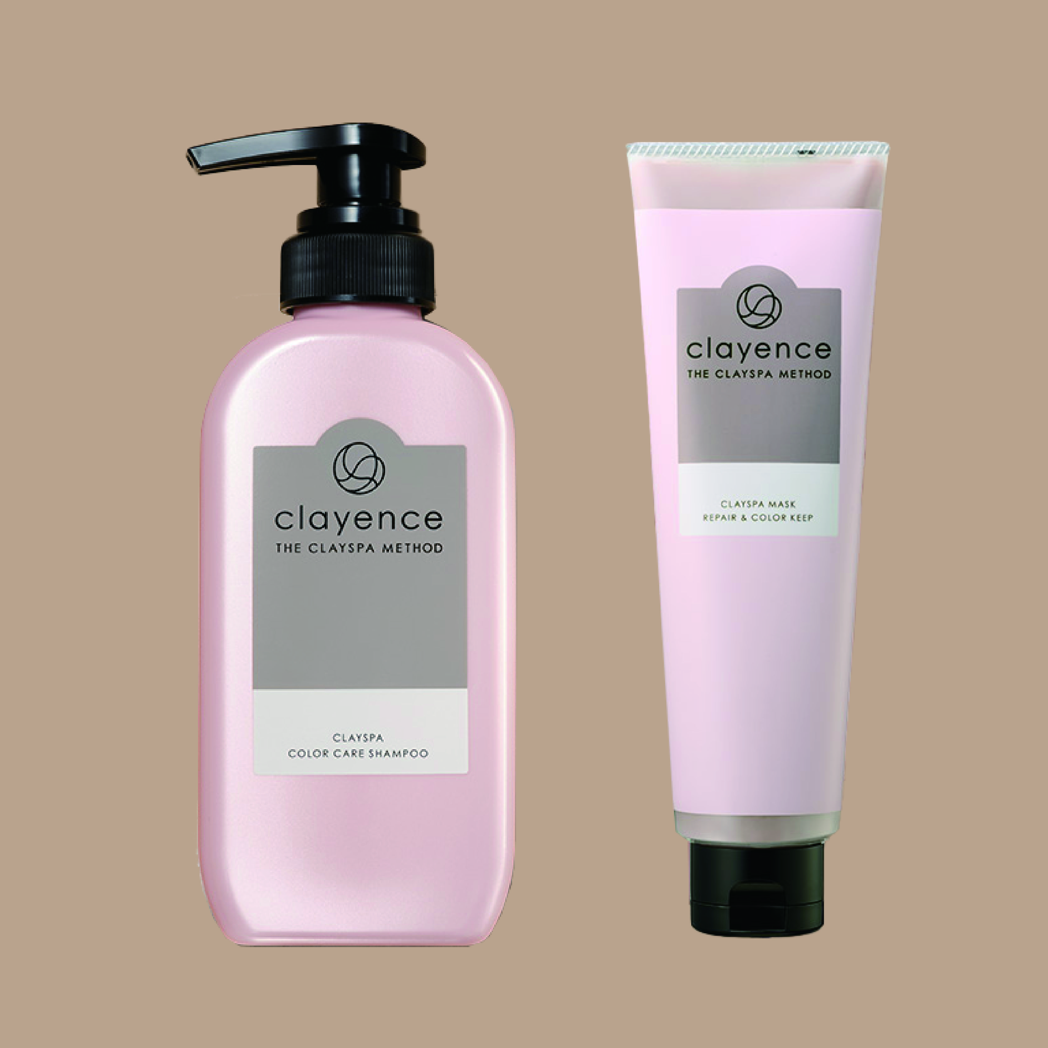 clayence礦泥固色洗髮精+髮膜